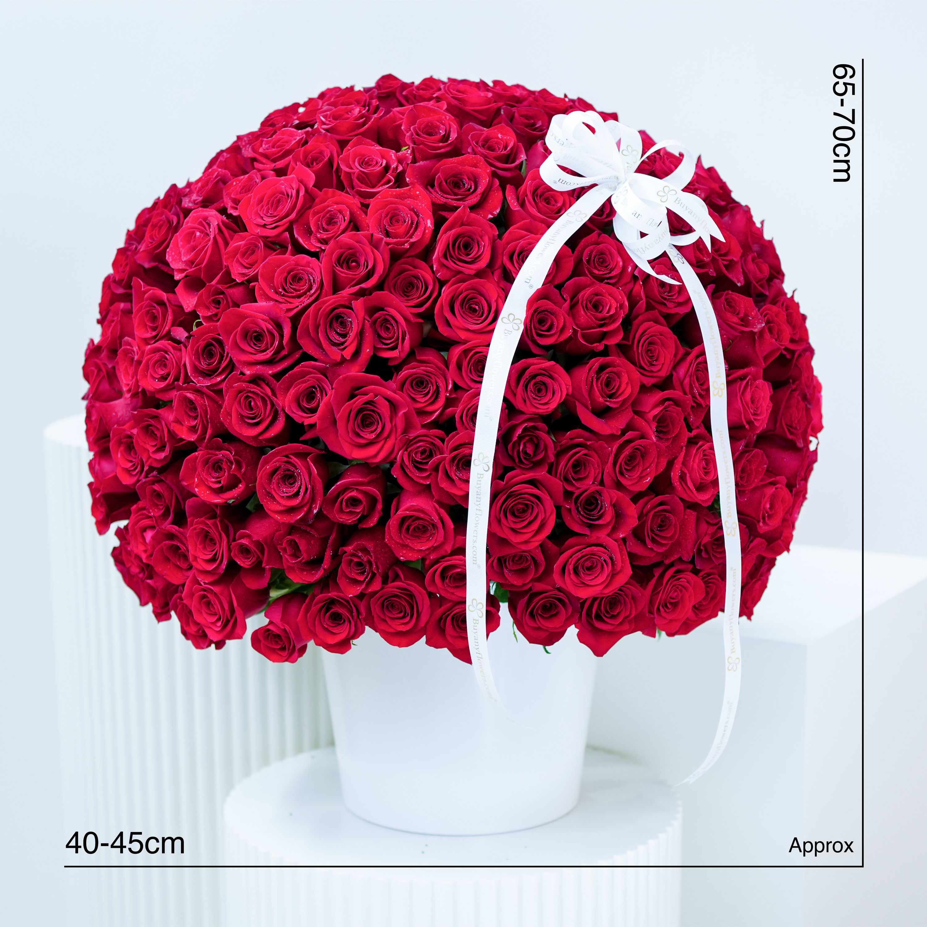Love 201 Red Roses Arrangement thumbnail 4