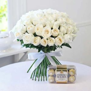 white-roses-bunch-and-ferrero-rocher-chocolates_1.webp