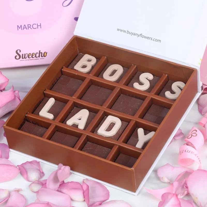 Boss Lady Womens Day Chocolates By Sweecho thumbnail 2