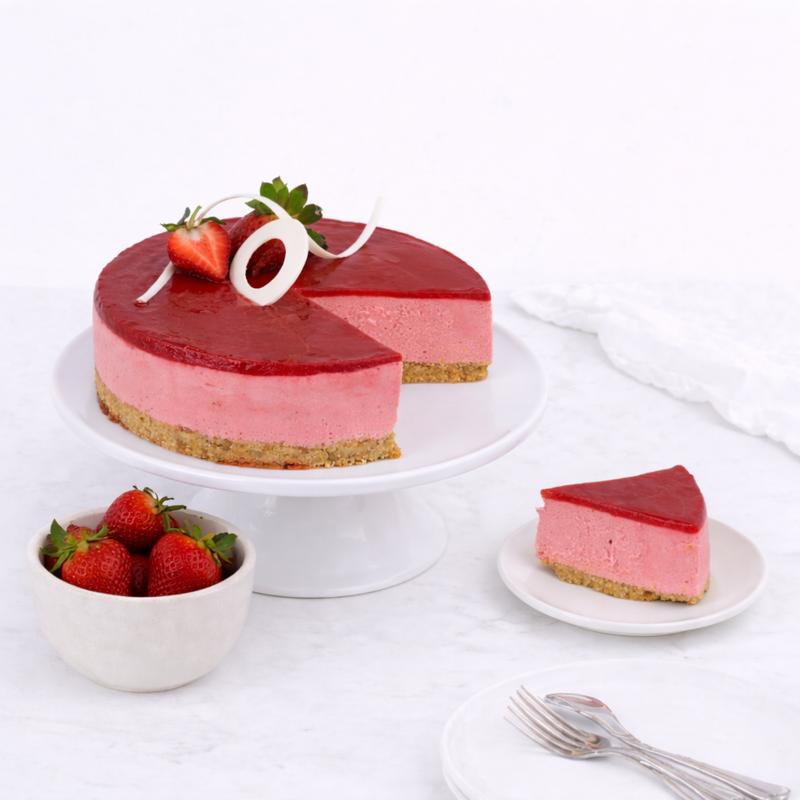 Classic Strawberry Cheesecake 4 Portion - Cakes gift from Buy Any Flowers Dubai in Al Quoz Industrial Area 4, Dubai, UAE - image 3