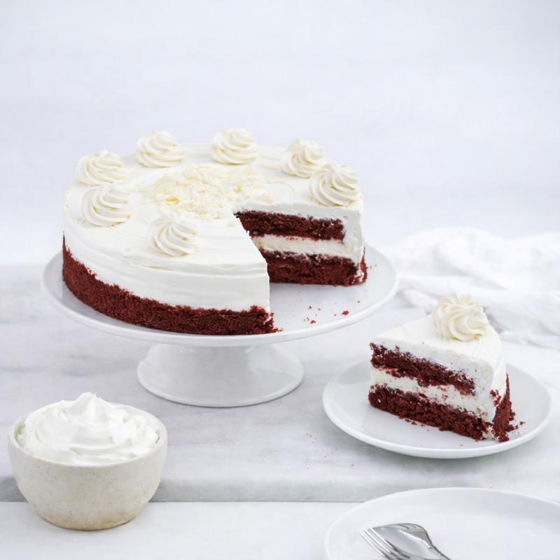 White Red Velvet Cake 4 Portion - Cakes gift from Buy Any Flowers Dubai in Al Quoz Industrial Area 4, Dubai, UAE - image 2