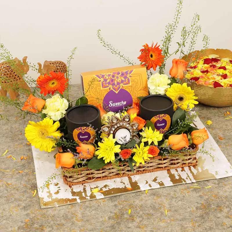 Joyful Festive Floral Hamper thumbnail 4