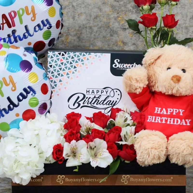 Love Birthday Flower Hamper thumbnail 2