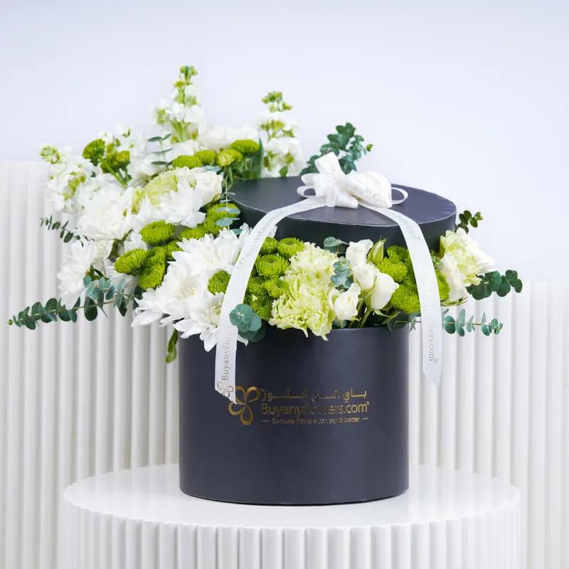 Ivory Whisper Box - Flowers gift from Buy Any Flowers Dubai in Al Quoz Industrial Area 4, Dubai, UAE