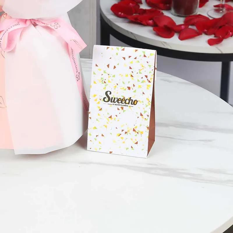 Pink Beauty 21 Roses Sweecho Chocolates 100gm thumbnail 2