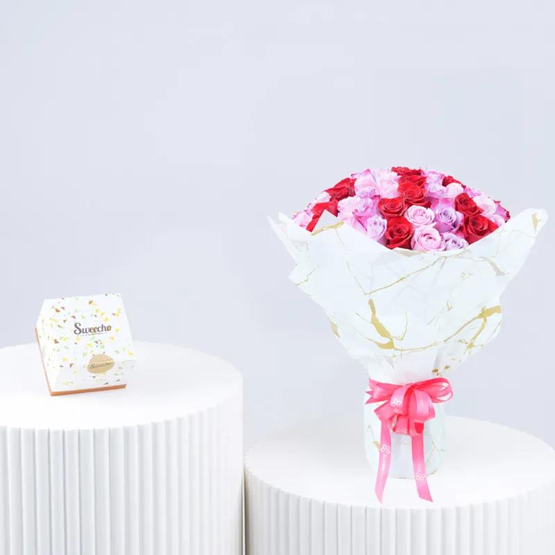 Lady Luck 101 Roses With Chocolate - Gift Sets gift from Buy Any Flowers Dubai in Al Quoz Industrial Area 4, Dubai, UAE