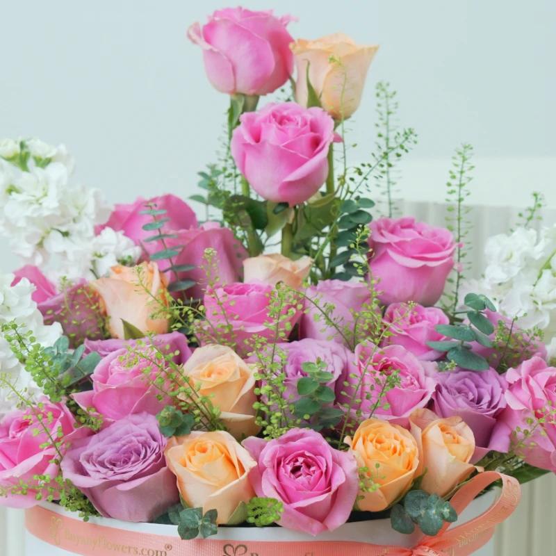 Pastel Garden Flower Box - Flowers gift from Buy Any Flowers Dubai in Al Quoz Industrial Area 4, Dubai, UAE - image 2
