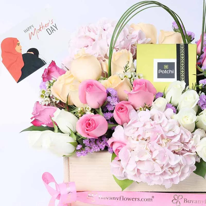 Abundance Mix Flowers and Patchi for Mothers Day thumbnail 3