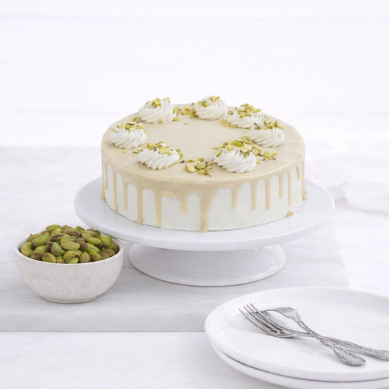 Tahini Pistachio Halawa Cake 4 Portion - Cakes gift from Buy Any Flowers Dubai in Al Quoz Industrial Area 4, Dubai, UAE