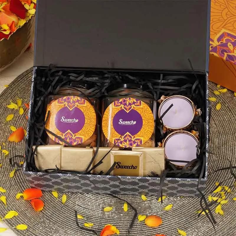 Festive Nuts and Savoury Diwali Gift Box thumbnail 3