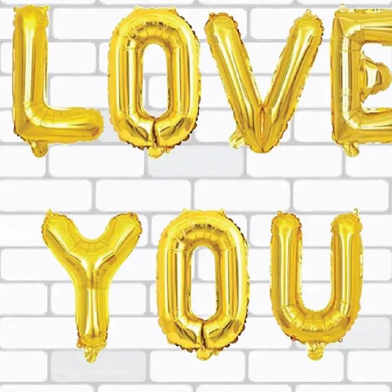 I Love You Letter Balloon thumbnail 3