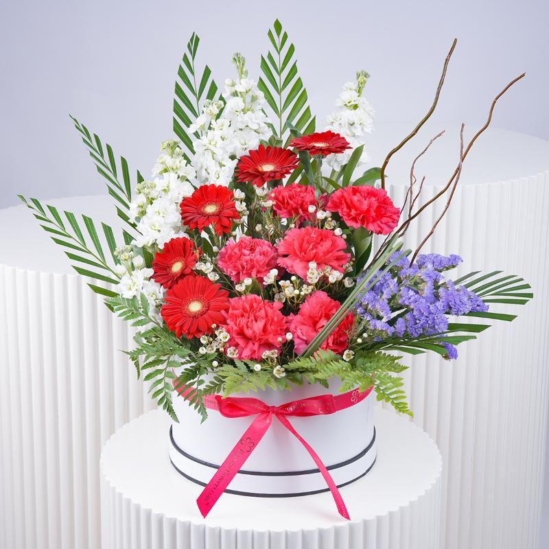 Passion Flower Box - Flowers gift from Buy Any Flowers Dubai in Al Quoz Industrial Area 4, Dubai, UAE