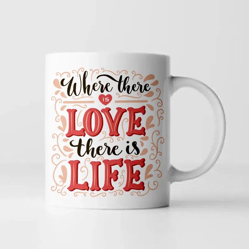 Where There Is Love There Is Life Cushion and Mug Combo thumbnail 3