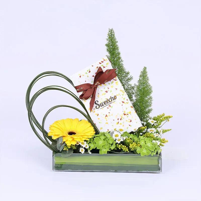Wishes Flower and Chocolate Arrangement thumbnail 4