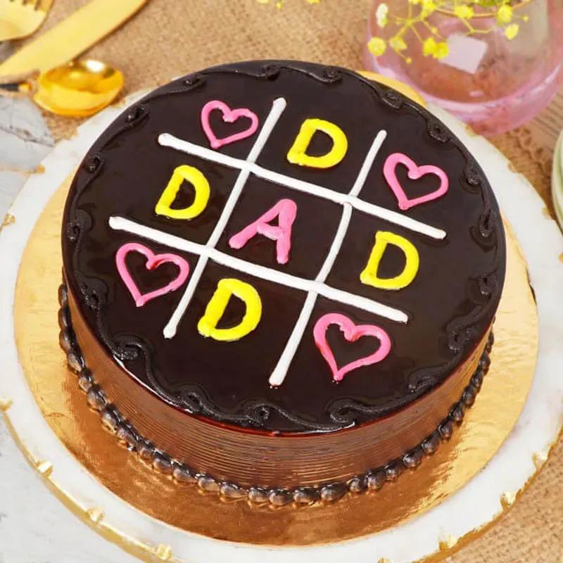 Love for Dad Cake 4 Portion - Cakes gift from Buy Any Flowers Dubai in Al Quoz Industrial Area 4, Dubai, UAE