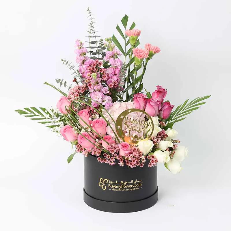 Ramadan Wishes Flower Box and Patchi Chocolates thumbnail 2