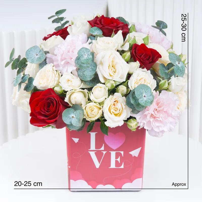 Flower Arrangement For Valentine - Flowers gift from Buy Any Flowers Dubai in Al Quoz Industrial Area 4, Dubai, UAE - image 3