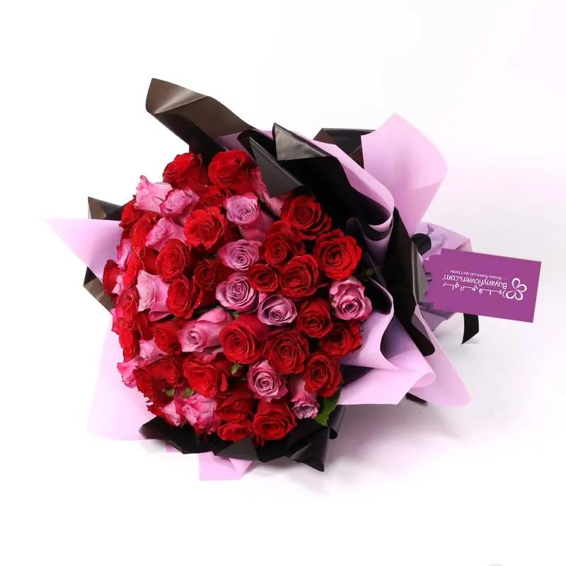 For My Queen Bouquet 51 Roses thumbnail 3