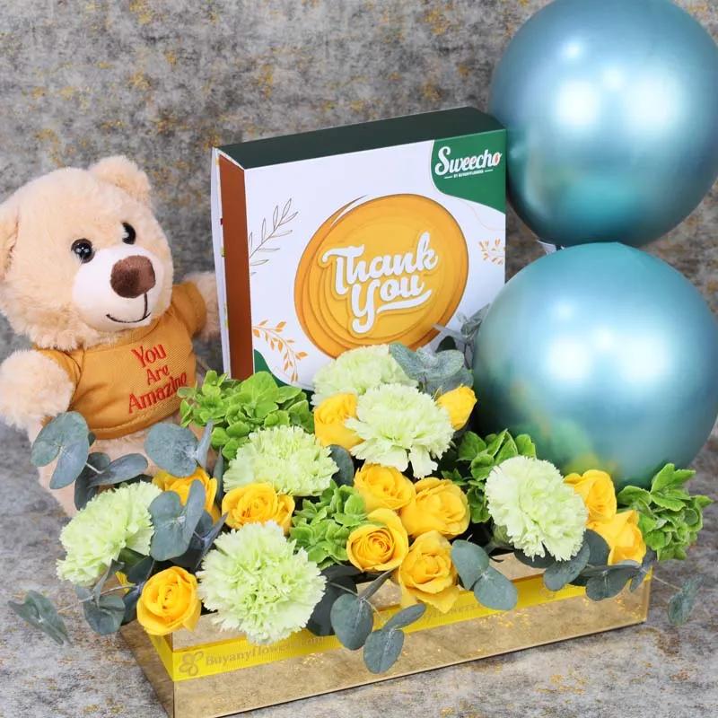 Thank You Flower Hamper thumbnail 3