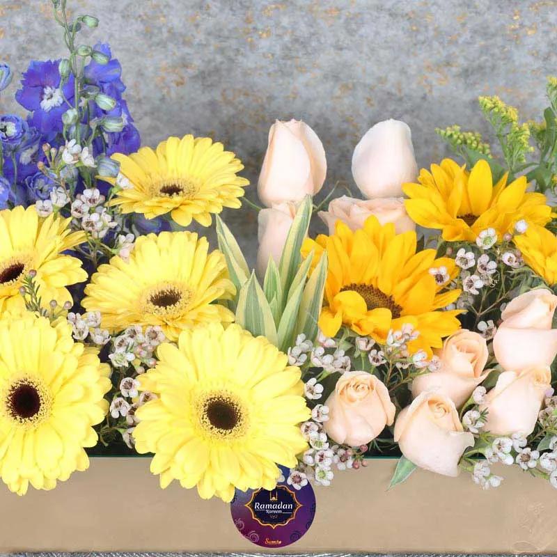 Floral Ramadan Wishes Golden - Gifts gift from Buy Any Flowers Dubai in Al Quoz Industrial Area 4, Dubai, UAE - image 2