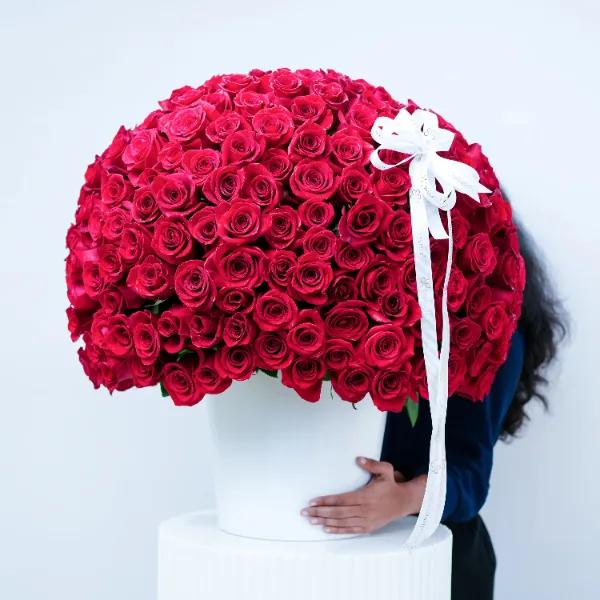 Love 201 Red Roses Arrangement - Flowers gift from Buy Any Flowers Dubai in Al Quoz Industrial Area 4, Dubai, UAE - image 2