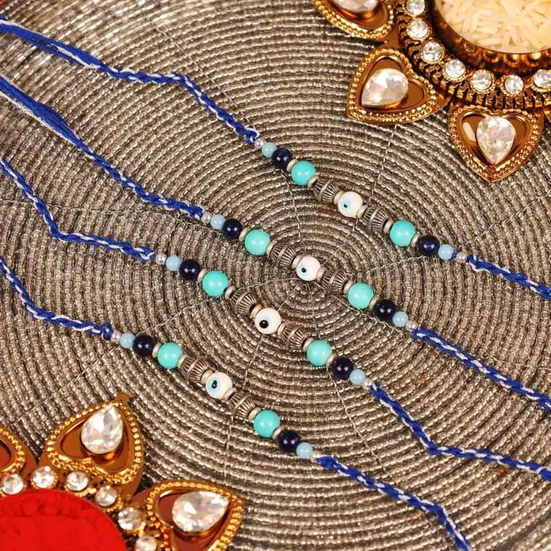 Evil Eye Rakhi Set of 4 in Dubai