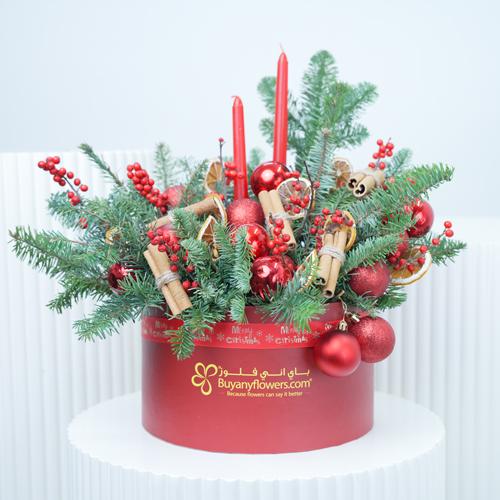 Holiday Joy Arrangement - Flowers gift from Buy Any Flowers Dubai in Al Quoz Industrial Area 4, Dubai, UAE
