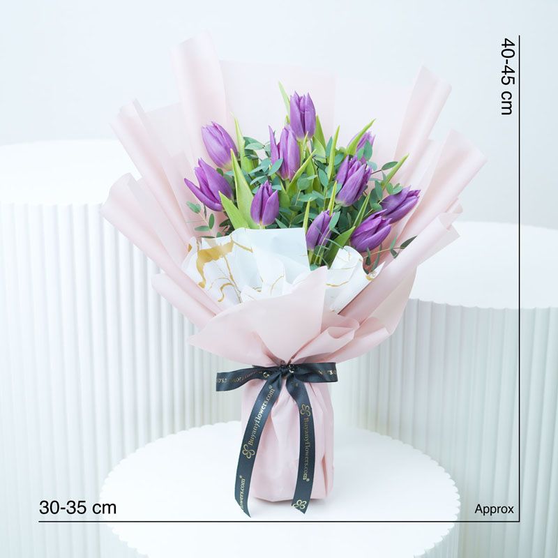 Mauve Beauty 11 Tulips thumbnail 4