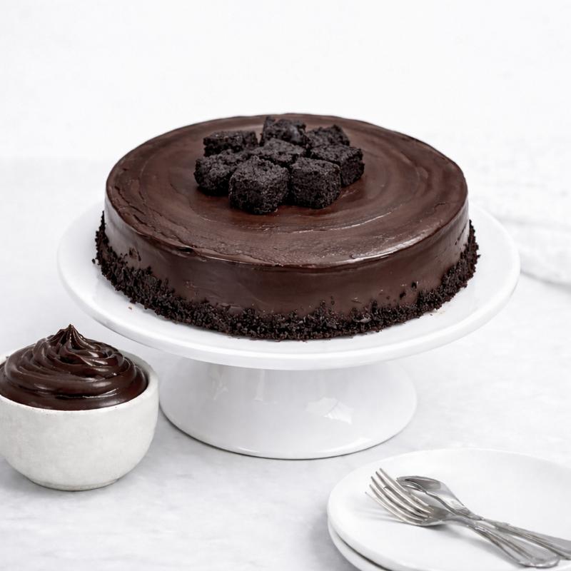 Classic Chocolate Brownie Cake 4 Portion in Dubai