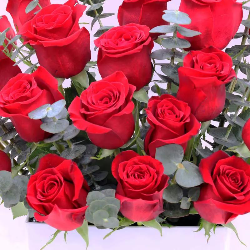 Love Box 21 Red Roses and Chocolates thumbnail 3