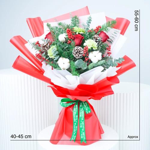 Noel Harmony Bouquet - Flowers gift from Buy Any Flowers Dubai in Al Quoz Industrial Area 4, Dubai, UAE - image 4