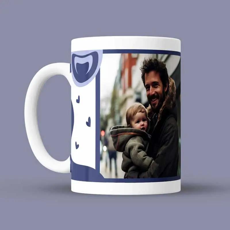 Best Dad Ever Personalised Image Mug thumbnail 2