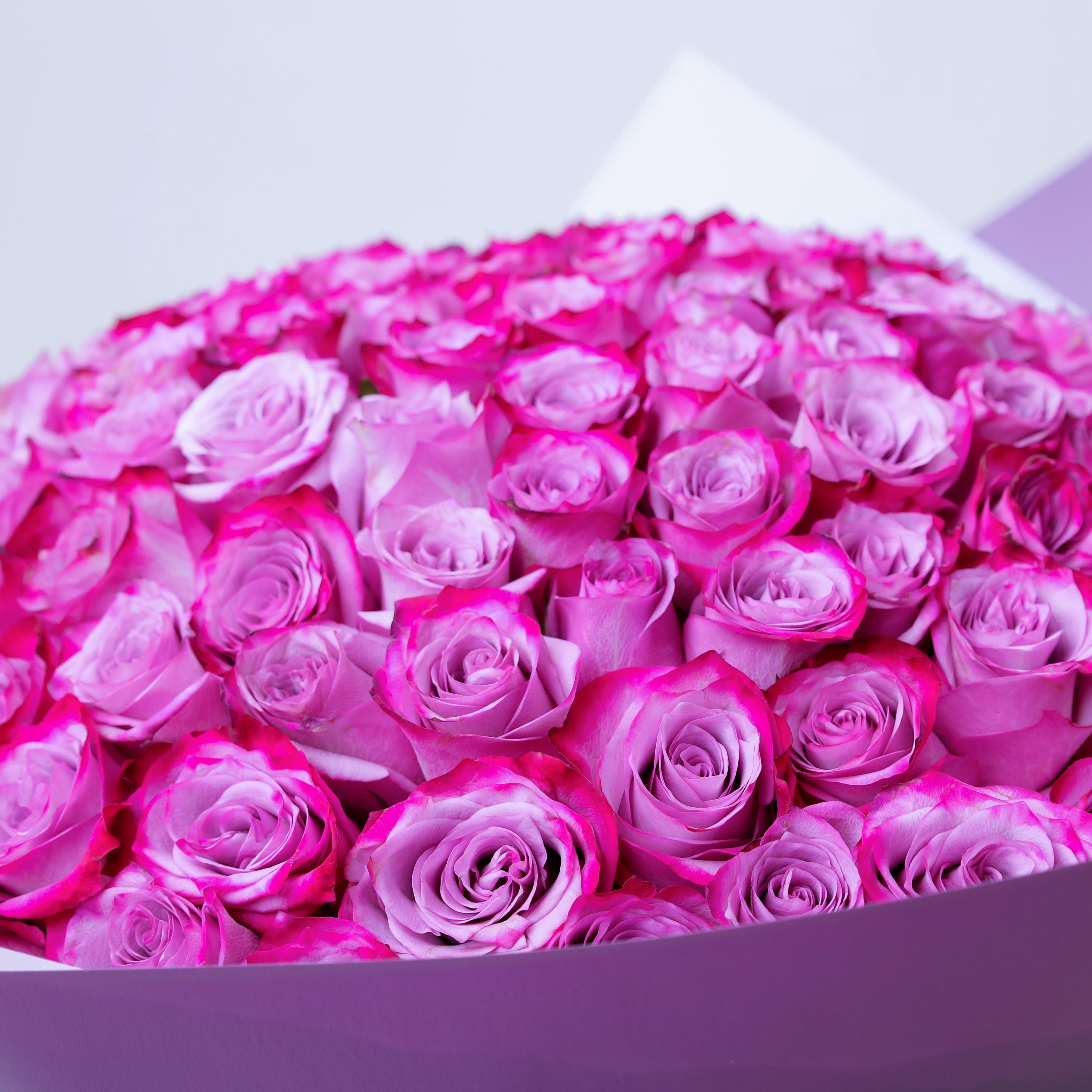 Grand Bouquet 201 Purple Roses thumbnail 3