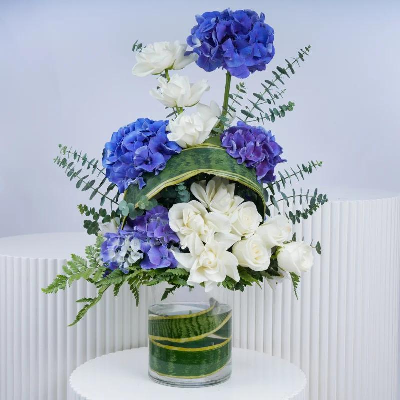 Blue Bliss Flower Arrangement - Flowers gift from Buy Any Flowers Dubai in Al Quoz Industrial Area 4, Dubai, UAE