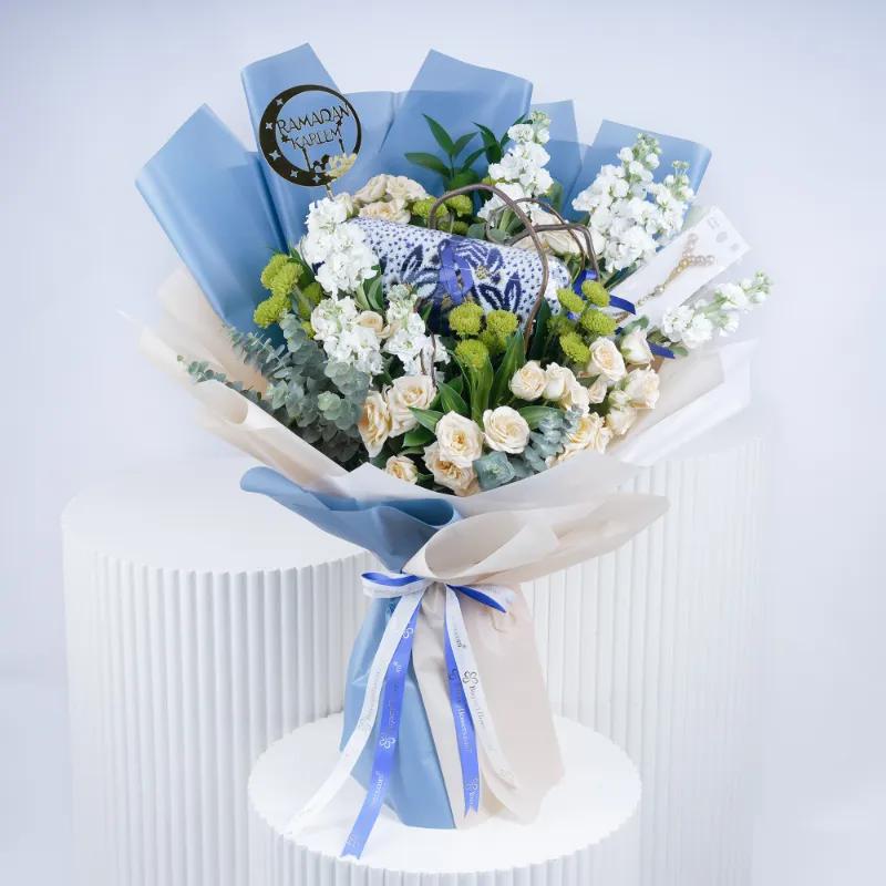 Ramadan Azure Elegance - Flowers gift from Buy Any Flowers Dubai in Al Quoz Industrial Area 4, Dubai, UAE