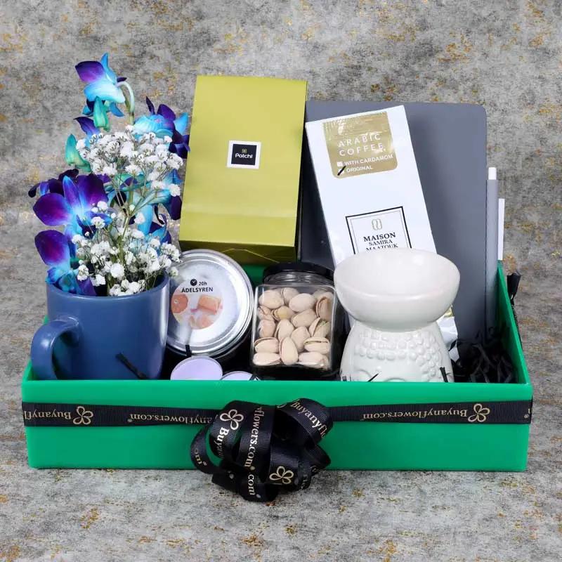 Coffee and Notebook Chocolate Hamper thumbnail 3