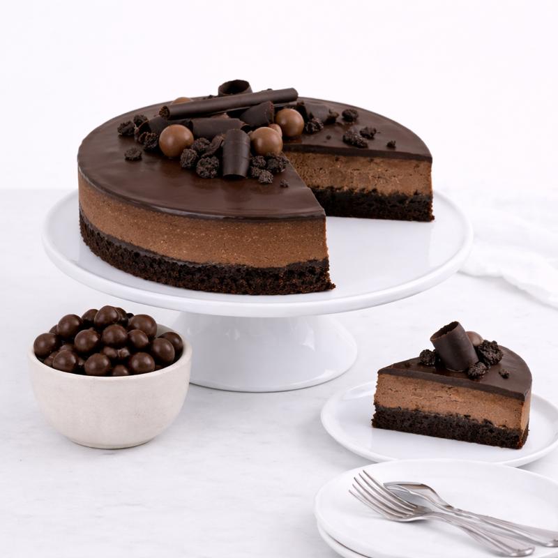 Chocolate Cheese cake 4 Portion - Cakes gift from Buy Any Flowers Dubai in Al Quoz Industrial Area 4, Dubai, UAE - image 3