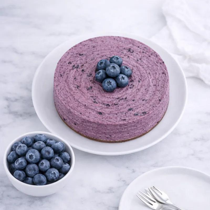 Blueberry Flavour Cake 4 Portion - Cakes gift from Buy Any Flowers Dubai in Al Quoz Industrial Area 4, Dubai, UAE - image 4
