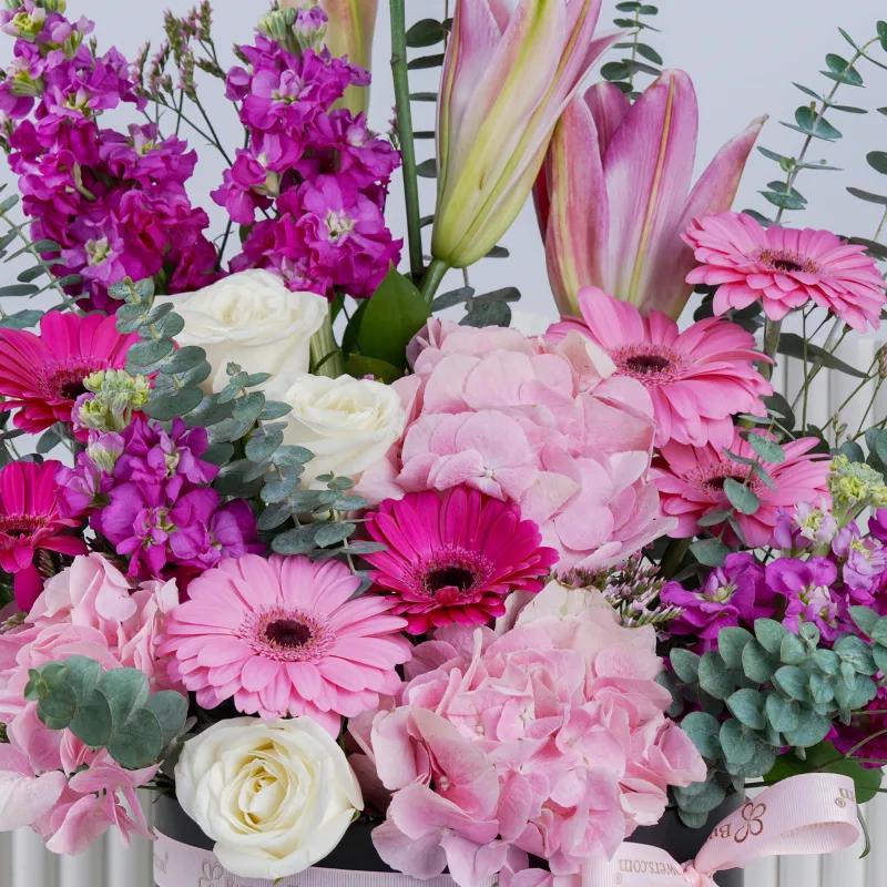 Pastel Whisper Flower Box - Flowers gift from Buy Any Flowers Dubai in Al Quoz Industrial Area 4, Dubai, UAE - image 2