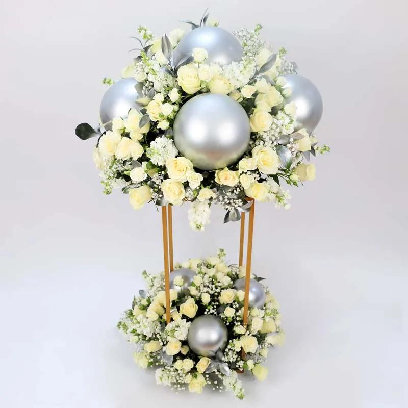Silver and Snow Flower Stand XXL thumbnail 4