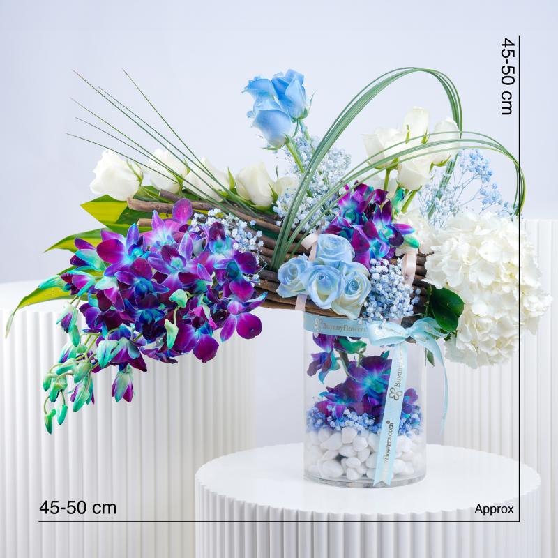 Snow Flower Arrangement - Flowers gift from Buy Any Flowers Dubai in Al Quoz Industrial Area 4, Dubai, UAE - image 4