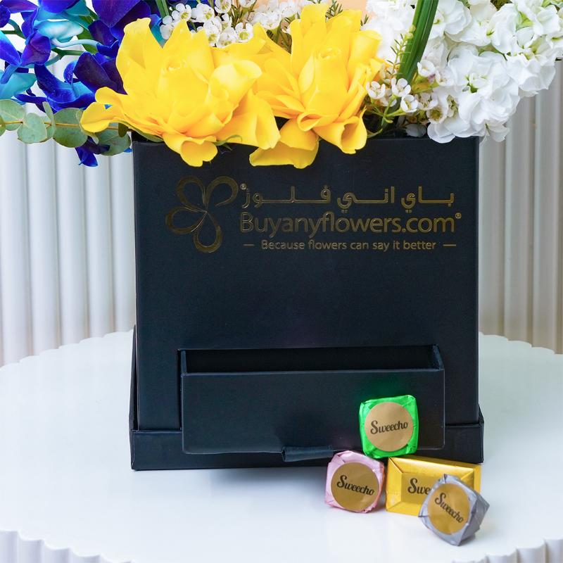 Dior Perfume and Flower Box - Gift Sets gift from Buy Any Flowers Dubai in Al Quoz Industrial Area 4, Dubai, UAE - image 3