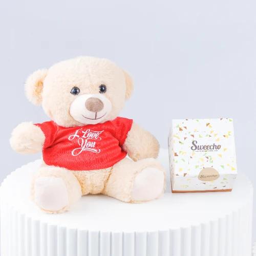 Beauty in Red and White 21 Roses Bouquet Trio - Gift Sets gift from Buy Any Flowers Dubai in Al Quoz Industrial Area 4, Dubai, UAE - image 2