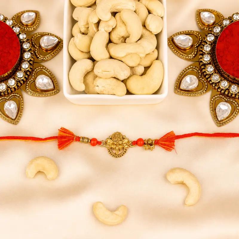 Ganesha Rakhi and Cashews in Dubai