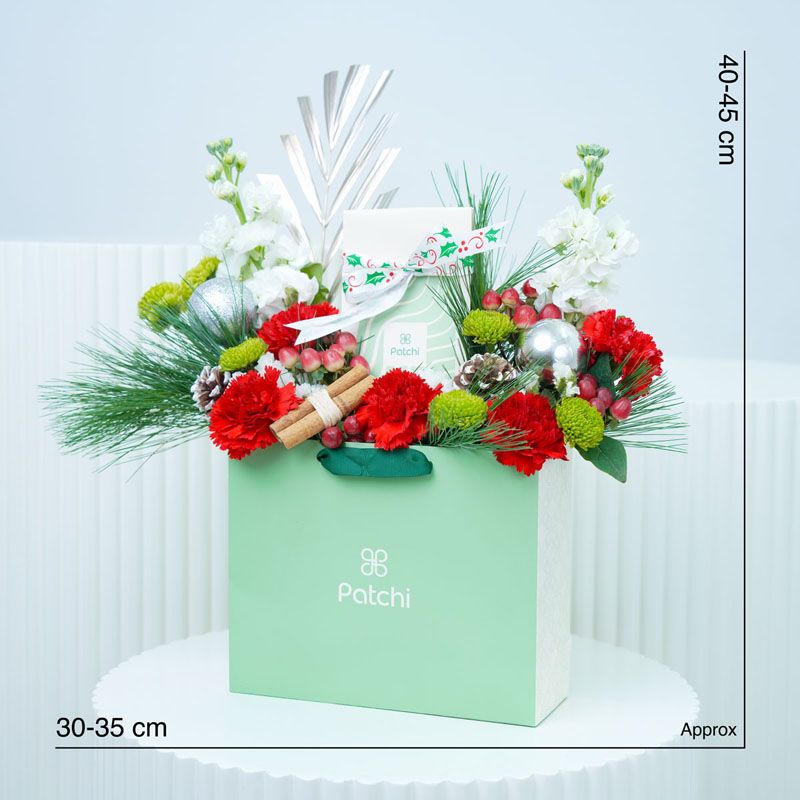 Christmas Celebration Flower Patchi Arrangement thumbnail 4