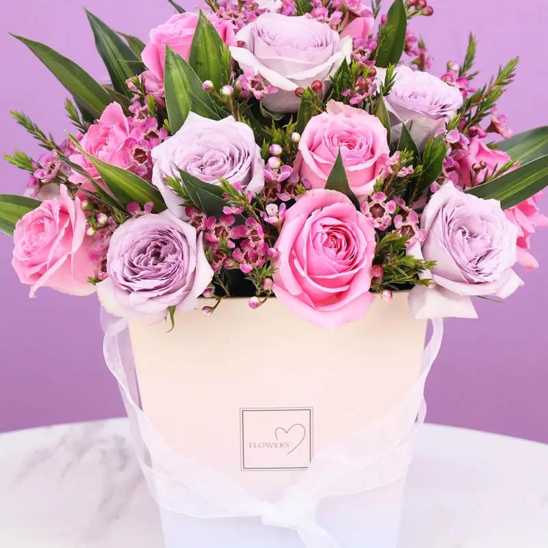 صندوق ملكة الجمال مع 21 وردة thumbnail 2