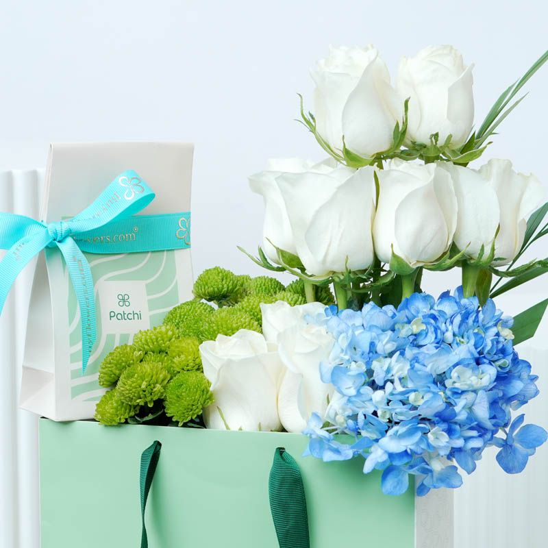 Winter Floral Patchi Arrangement thumbnail 3