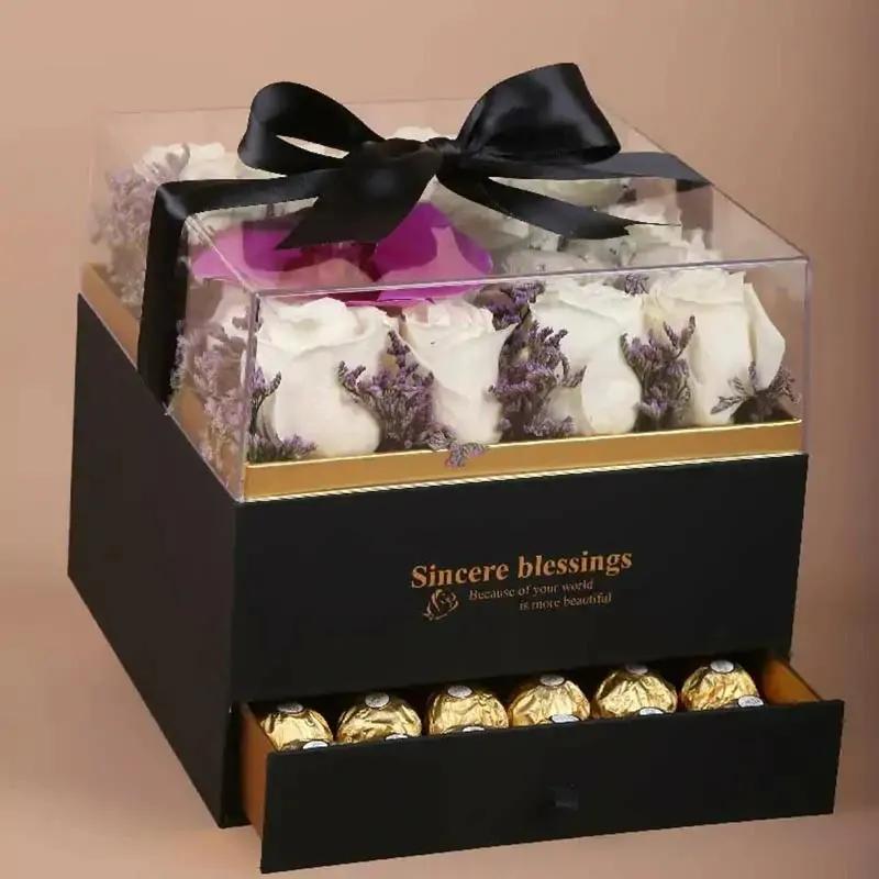 Snow White Roses Arrangement - Flowers gift from Buy Any Flowers Dubai in Al Quoz Industrial Area 4, Dubai, UAE - image 3
