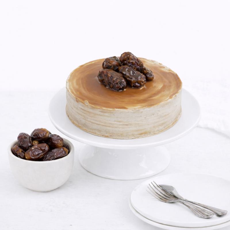 Dates Caramel Cake 4 Portion - Cakes gift from Buy Any Flowers Dubai in Al Quoz Industrial Area 4, Dubai, UAE