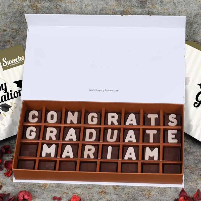 Customize Graduation Chocolates By Sweecho thumbnail 2